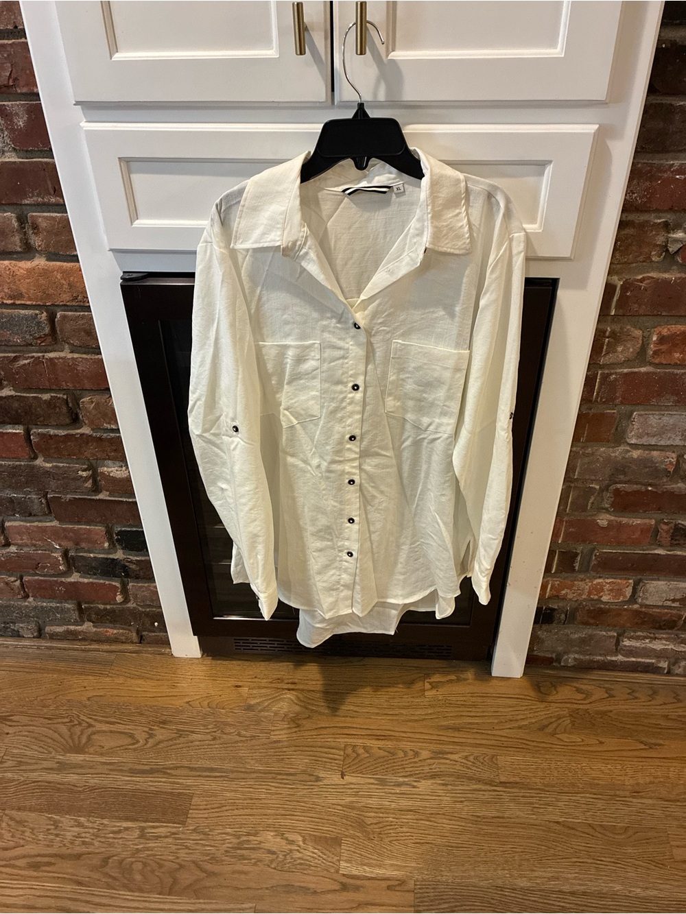 Classic Cream Button-Up Shirt